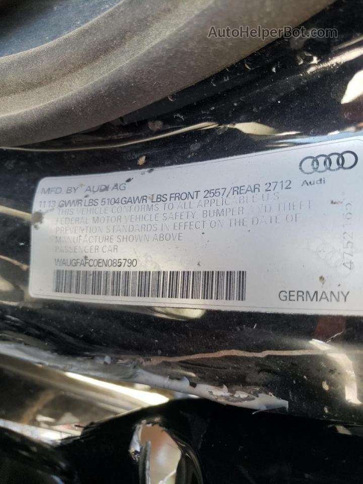 2014 Audi A6 Premium Plus Черный vin: WAUGFAFC0EN085790