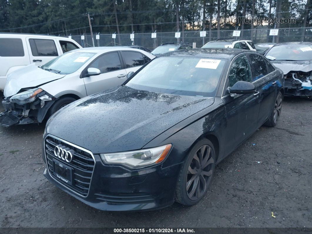 2014 Audi A6 2.0t Premium Black vin: WAUGFAFC0EN100126