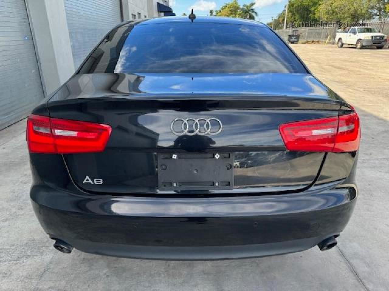 2014 Audi A6 Premium Plus Black vin: WAUGFAFC0EN126998