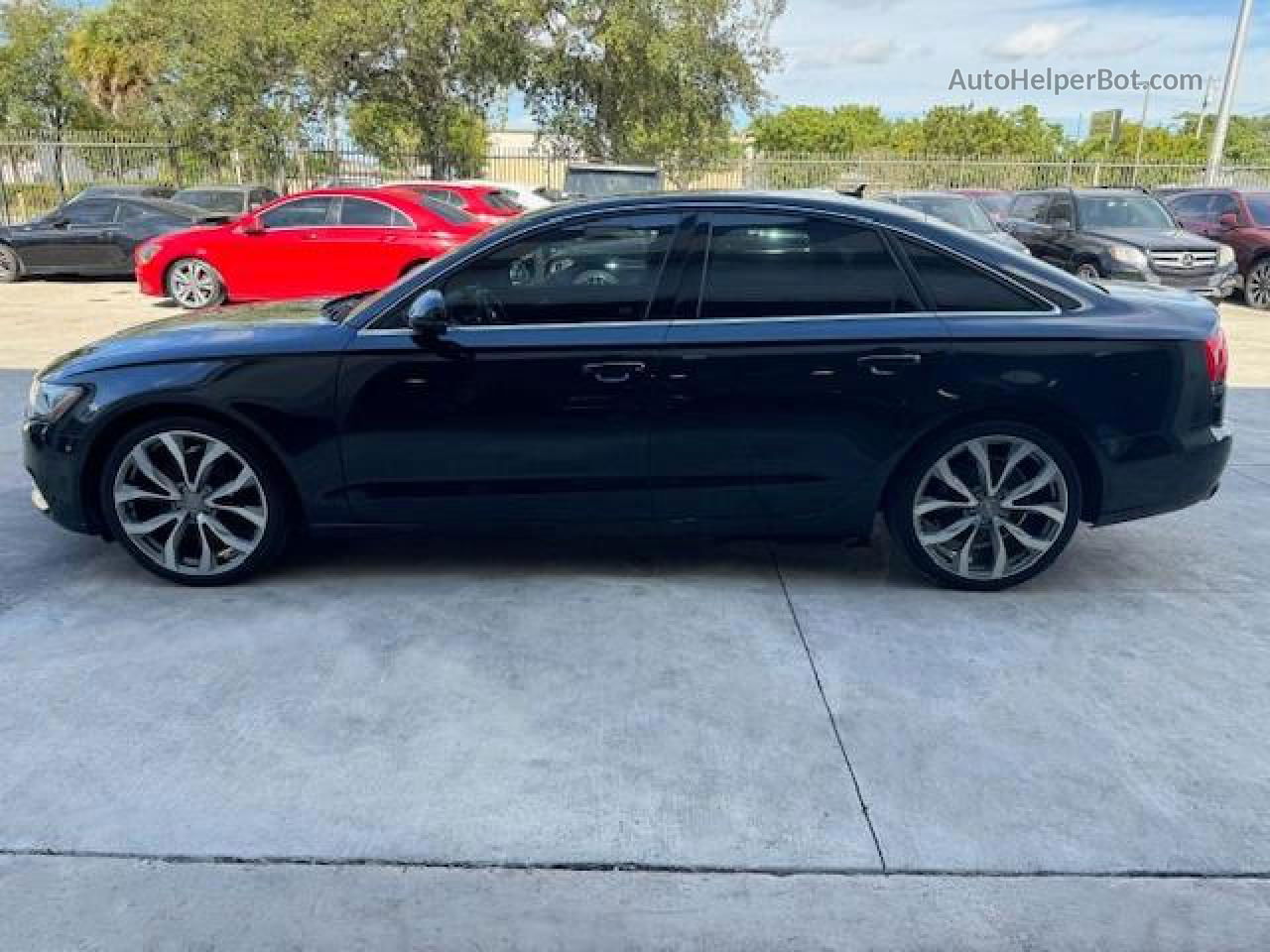 2014 Audi A6 Premium Plus Black vin: WAUGFAFC0EN126998