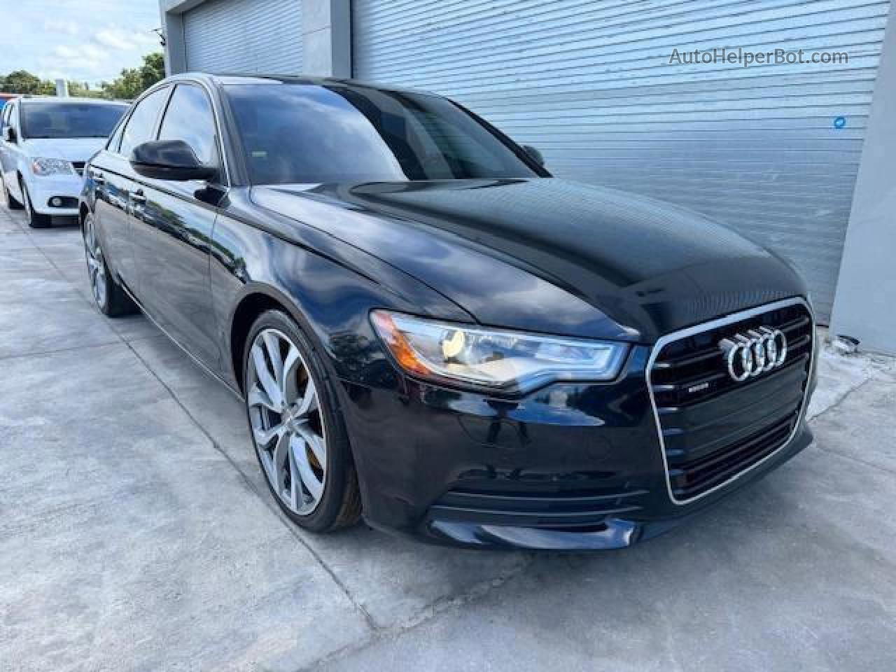 2014 Audi A6 Premium Plus Черный vin: WAUGFAFC0EN126998