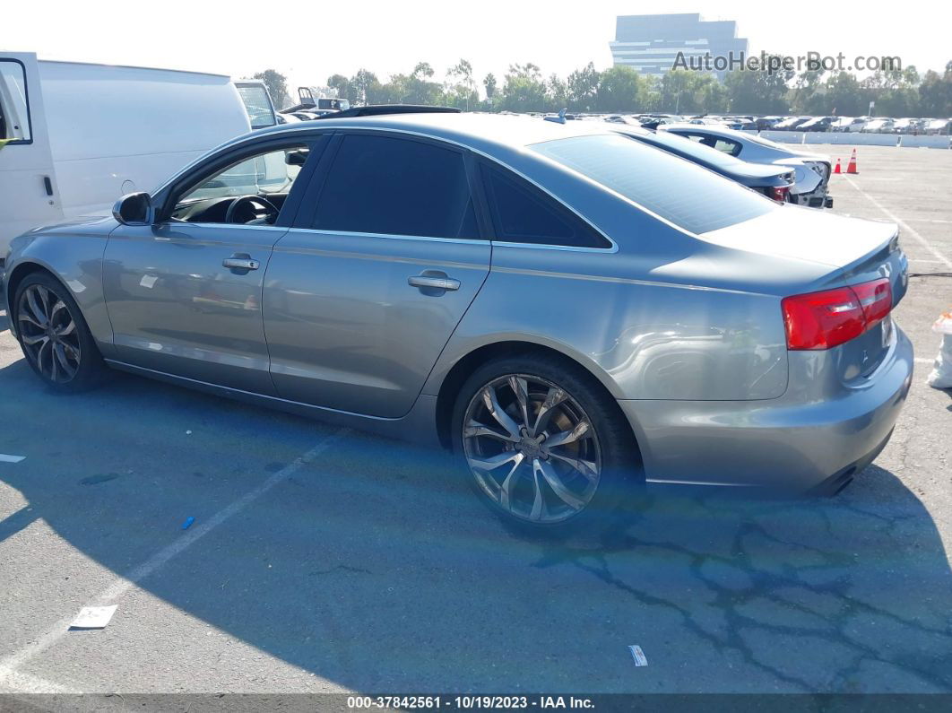 2013 Audi A6 2.0t Premium Plus Gray vin: WAUGFAFC1DN028660