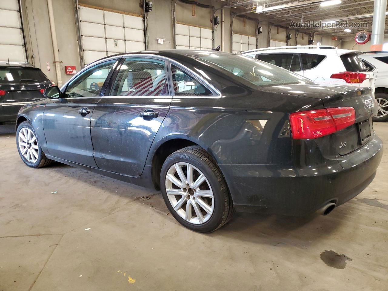 2013 Audi A6 Premium Plus Black vin: WAUGFAFC1DN083559