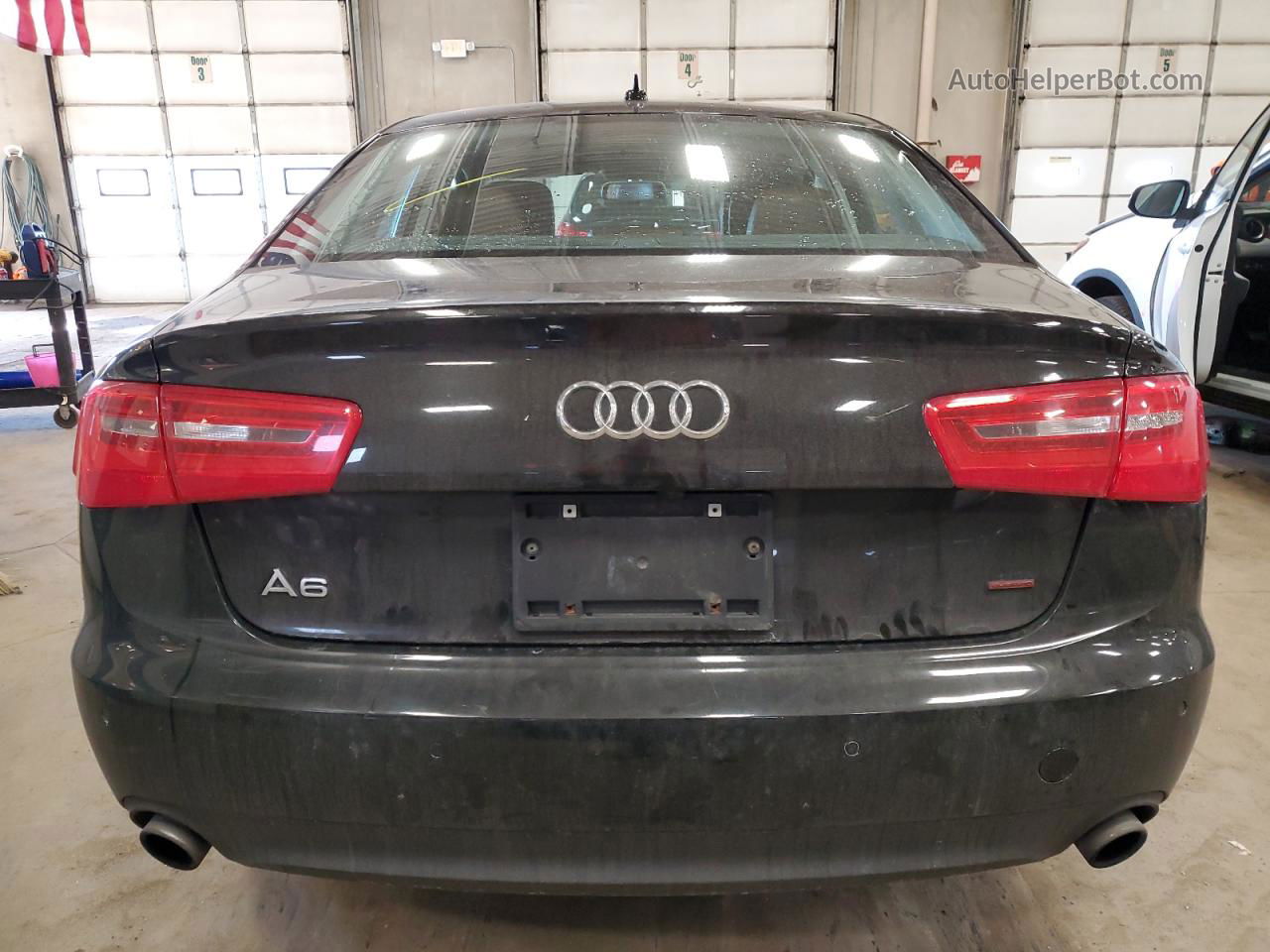 2013 Audi A6 Premium Plus Black vin: WAUGFAFC1DN083559