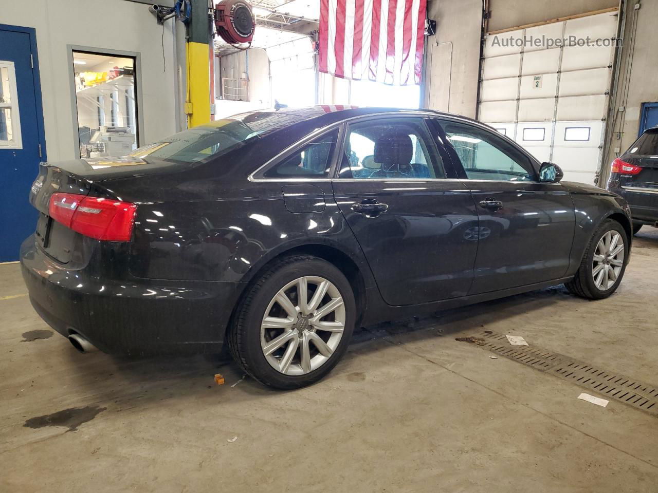 2013 Audi A6 Premium Plus Black vin: WAUGFAFC1DN083559