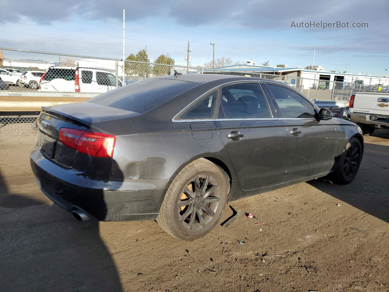 2013 Audi A6 Premium Plus Black vin: WAUGFAFC1DN099809