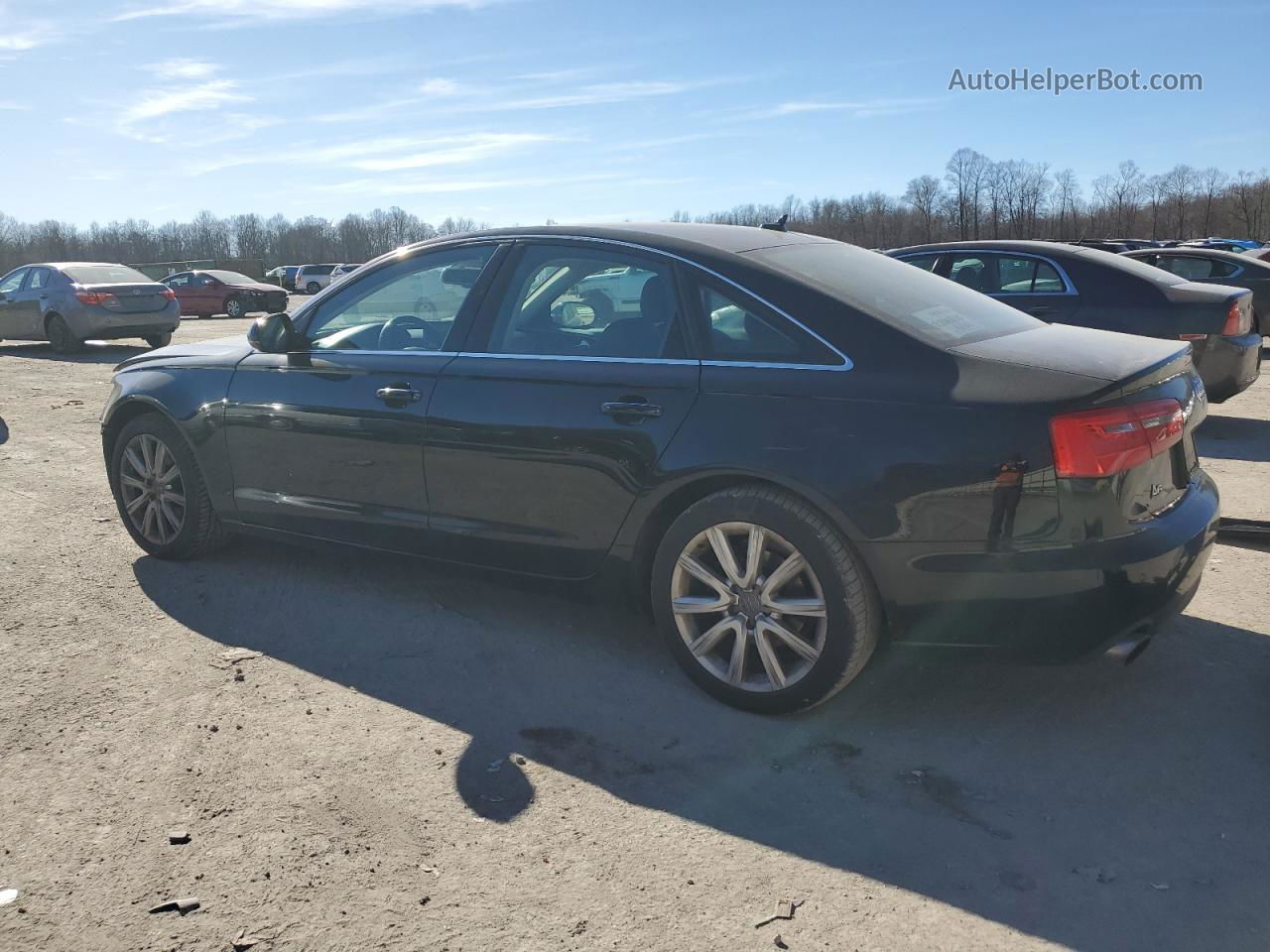 2013 Audi A6 Premium Plus Black vin: WAUGFAFC1DN121971