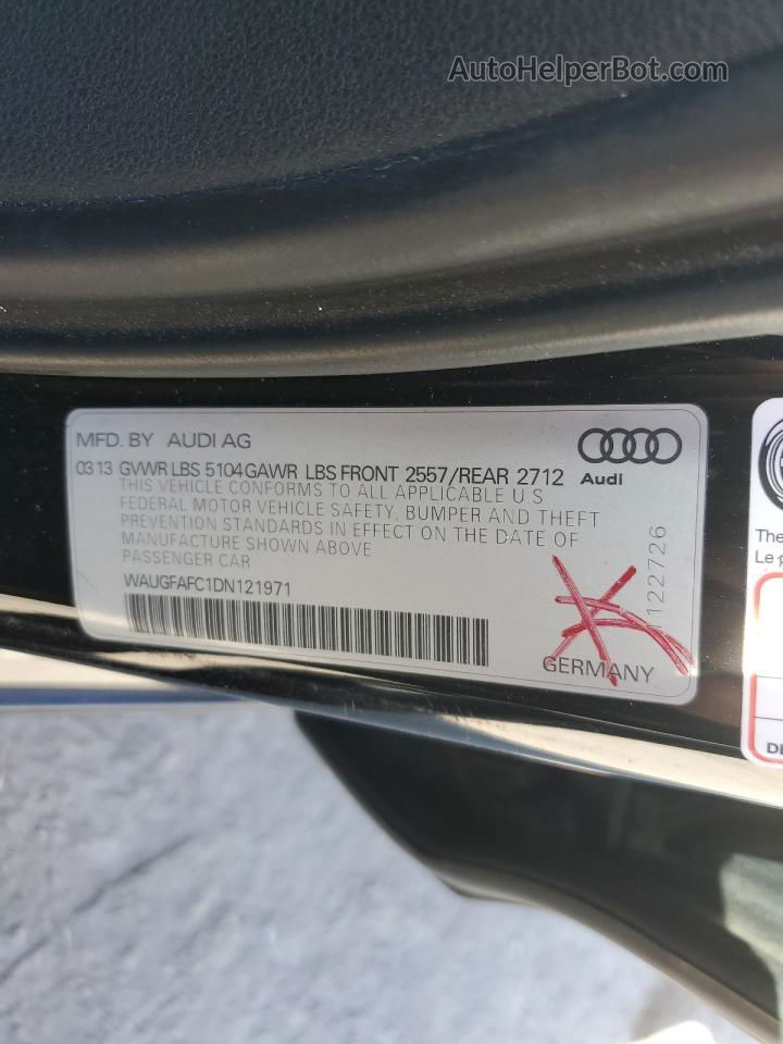 2013 Audi A6 Premium Plus Black vin: WAUGFAFC1DN121971