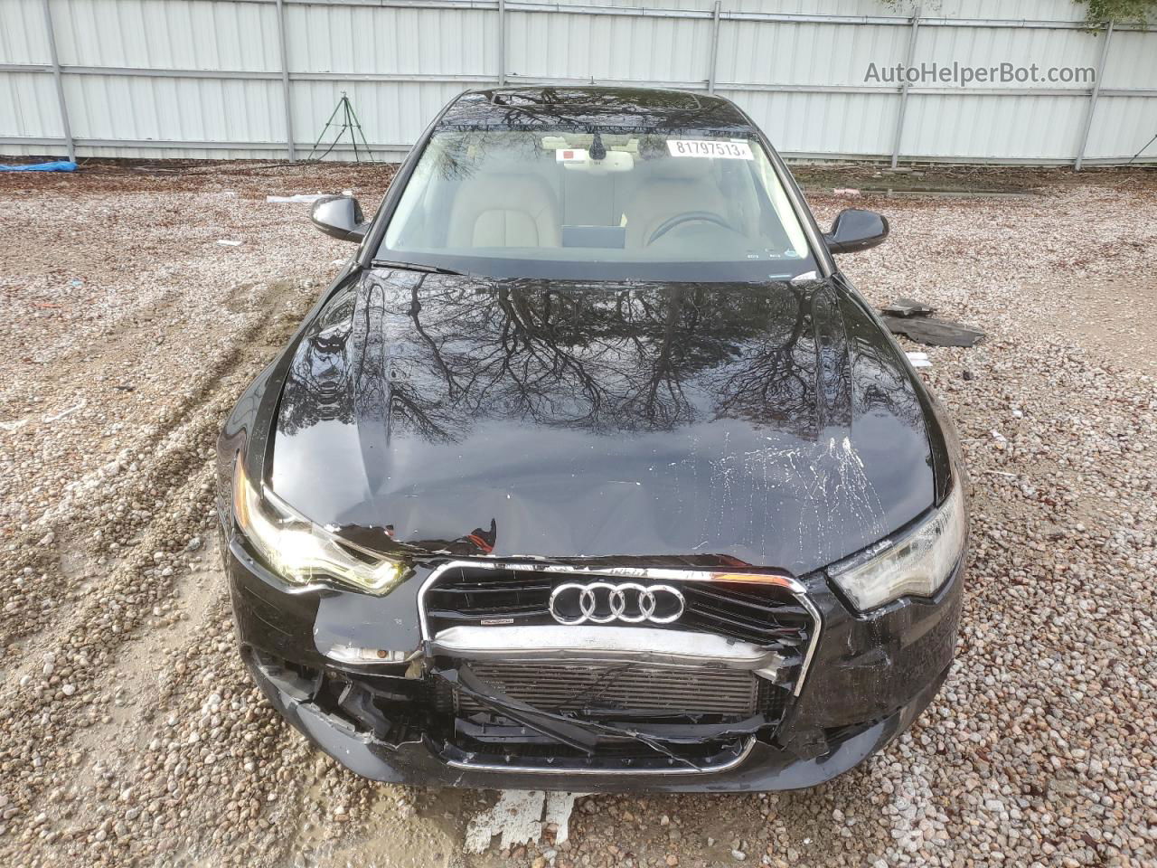 2014 Audi A6 Premium Plus Черный vin: WAUGFAFC1EN006000