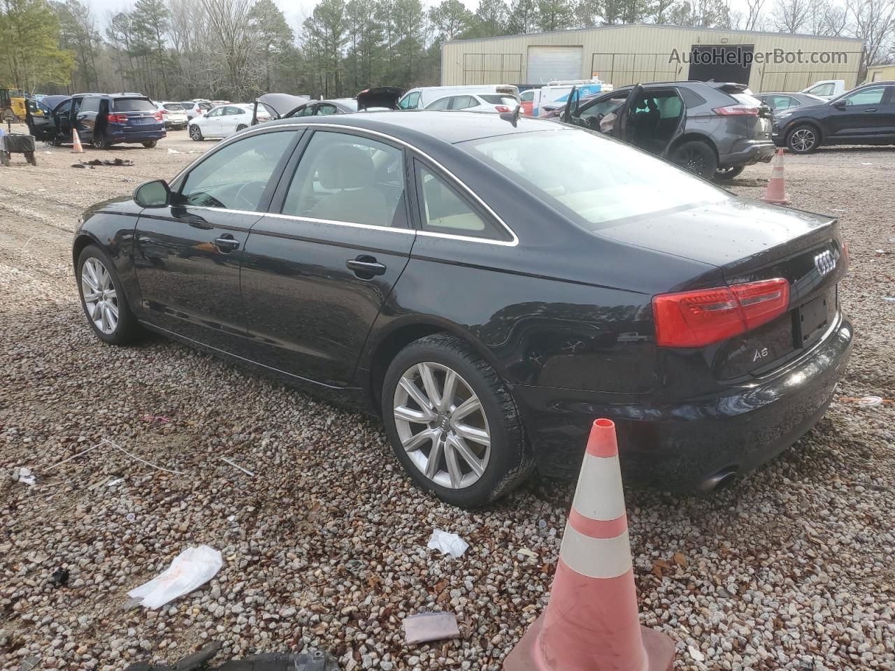 2014 Audi A6 Premium Plus Черный vin: WAUGFAFC1EN006000