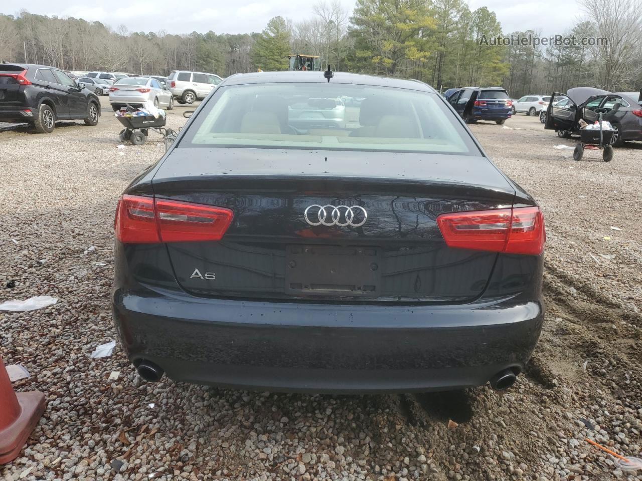 2014 Audi A6 Premium Plus Black vin: WAUGFAFC1EN006000