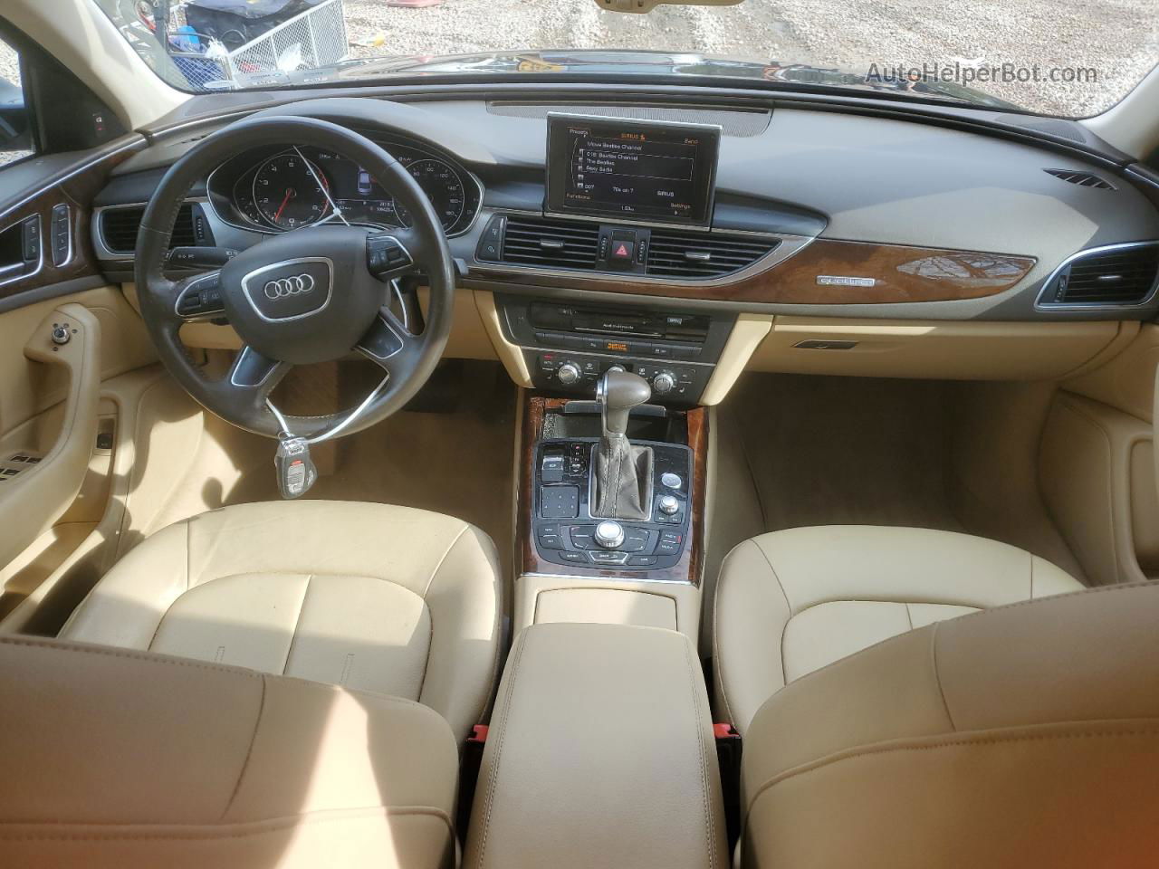 2014 Audi A6 Premium Plus Черный vin: WAUGFAFC1EN006000