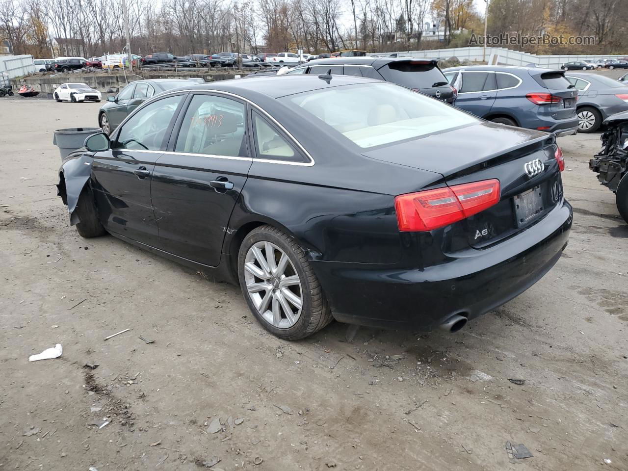 2014 Audi A6 Premium Plus Black vin: WAUGFAFC1EN022553