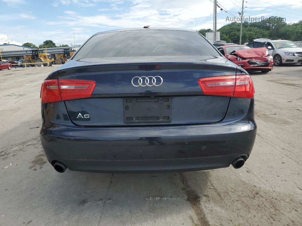 2014 Audi A6 Premium Plus Black vin: WAUGFAFC1EN026800