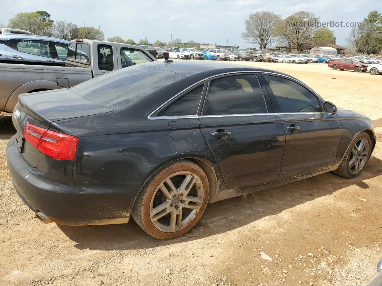 2014 Audi A6 Premium Plus Black vin: WAUGFAFC1EN051731