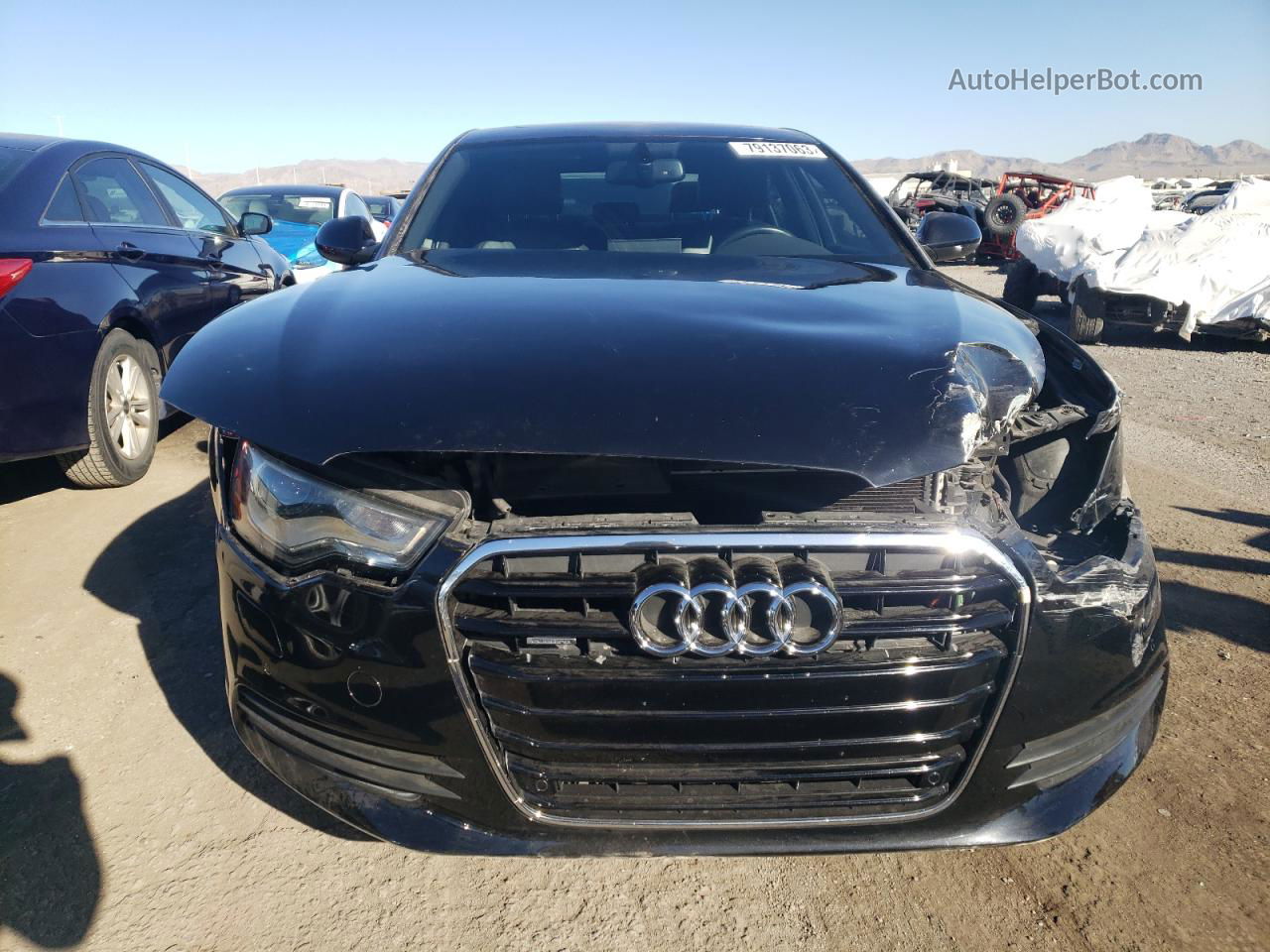 2014 Audi A6 Premium Plus Черный vin: WAUGFAFC1EN064902