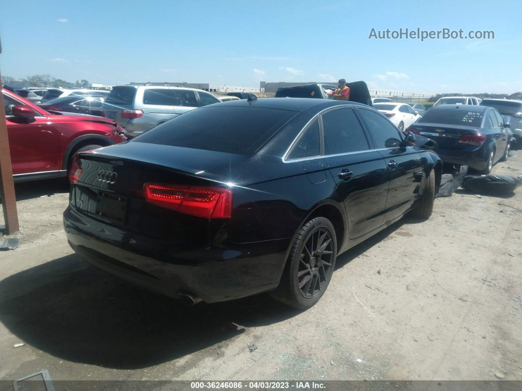 2014 Audi A6 2.0t Premium Plus Black vin: WAUGFAFC1EN101706