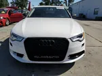 2013 Audi A6 Premium Plus White vin: WAUGFAFC2DN025542