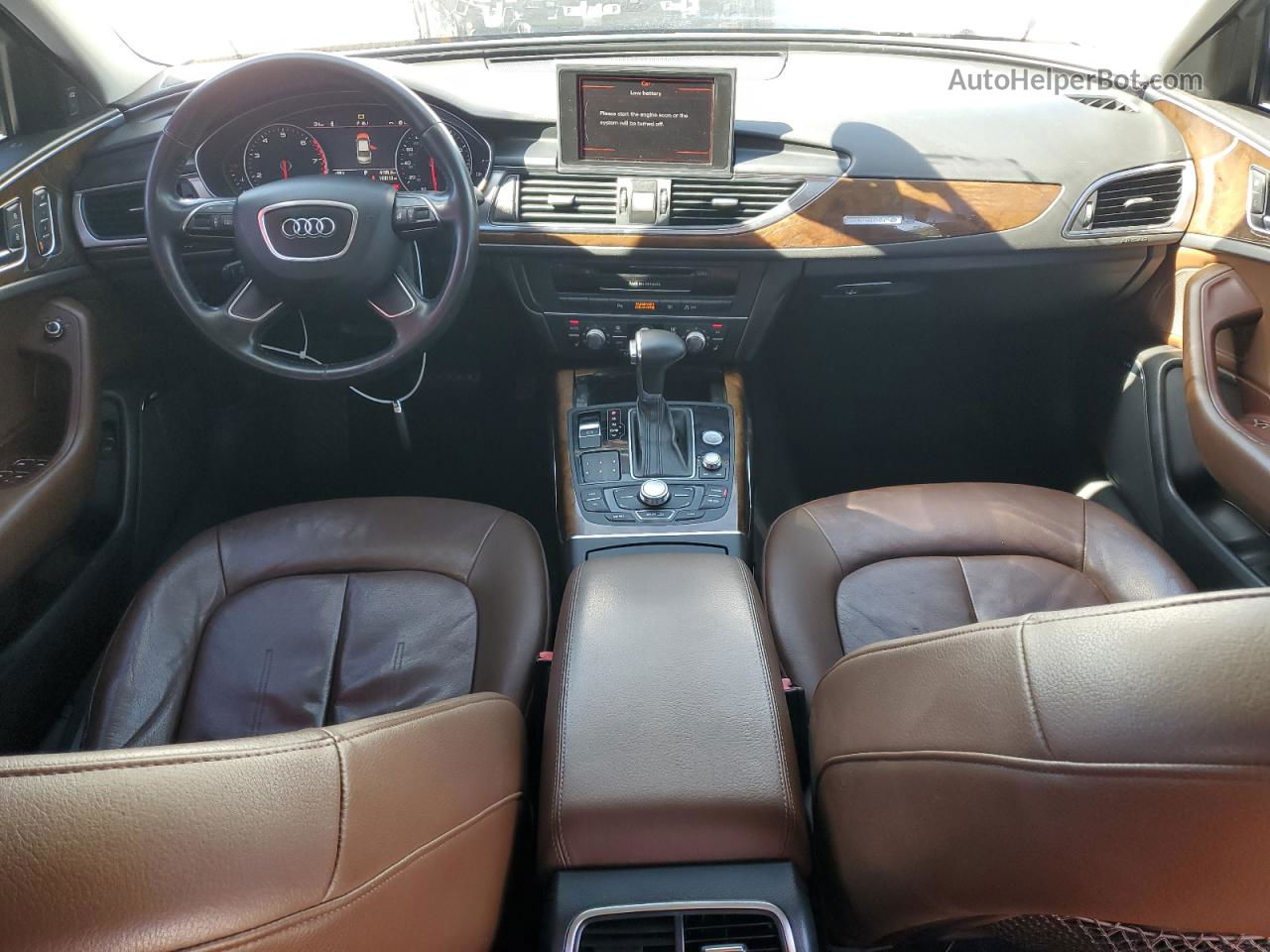 2013 Audi A6 Premium Plus Белый vin: WAUGFAFC2DN025542