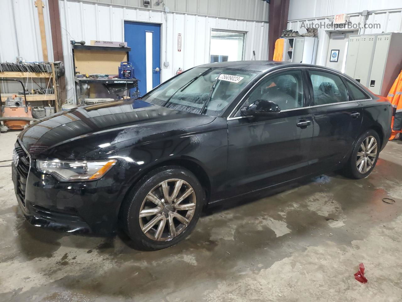 2013 Audi A6 Premium Plus Black vin: WAUGFAFC2DN044432