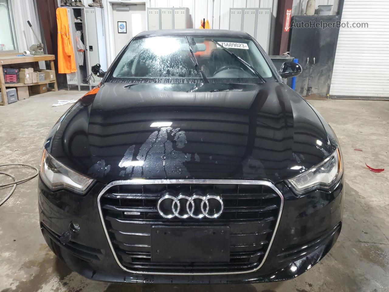 2013 Audi A6 Premium Plus Black vin: WAUGFAFC2DN044432