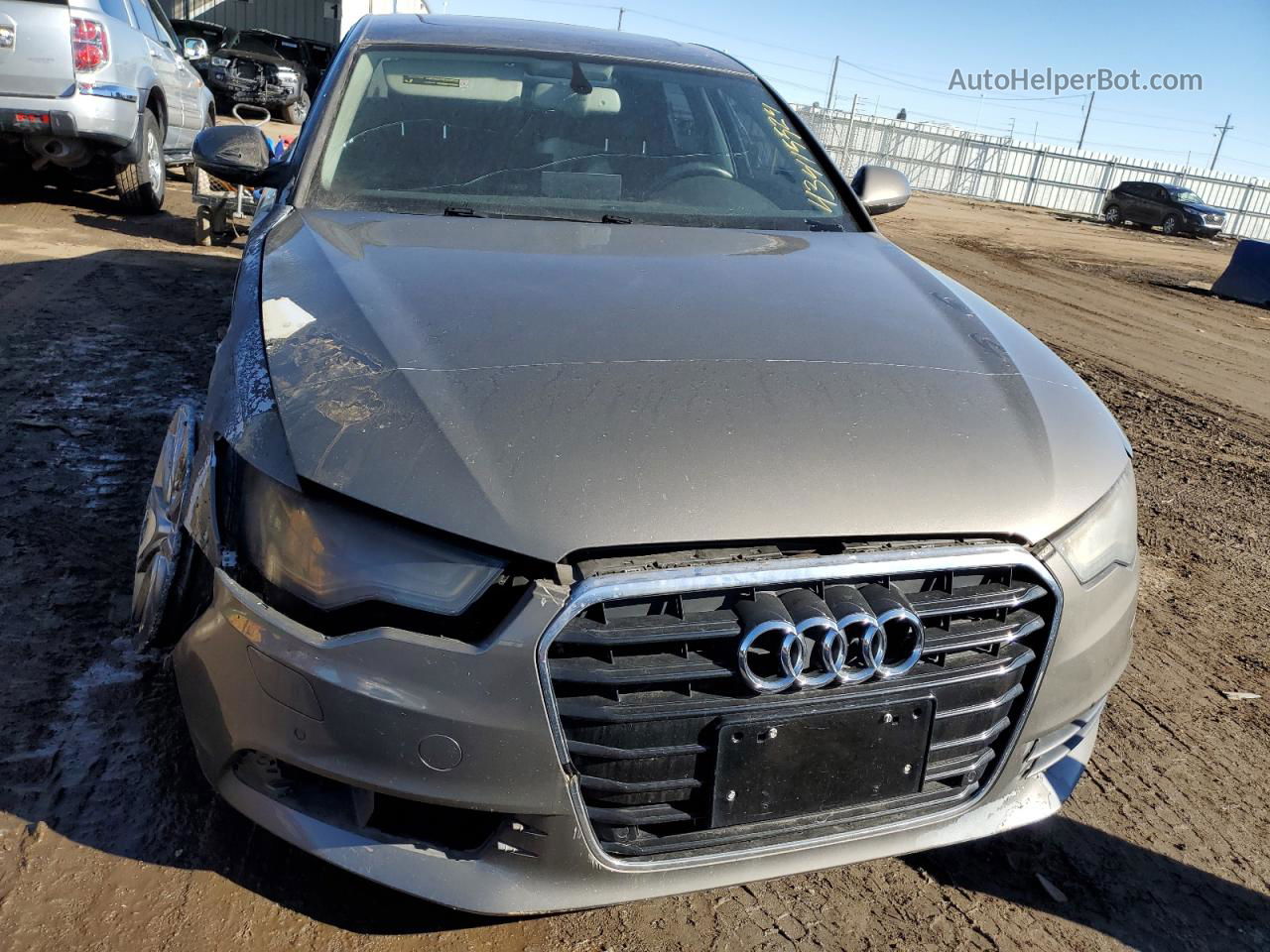 2013 Audi A6 Premium Plus Gold vin: WAUGFAFC2DN136740