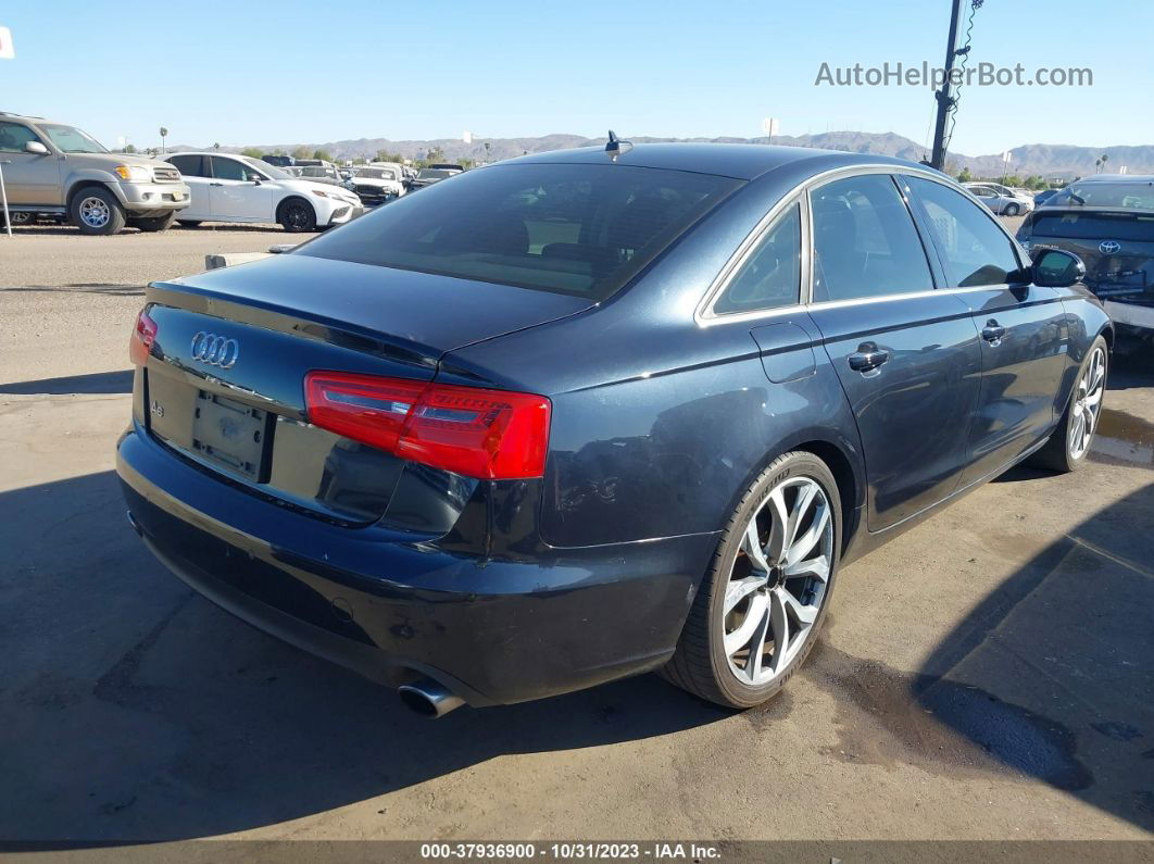 2014 Audi A6 2.0t Premium Dark Blue vin: WAUGFAFC2EN029513