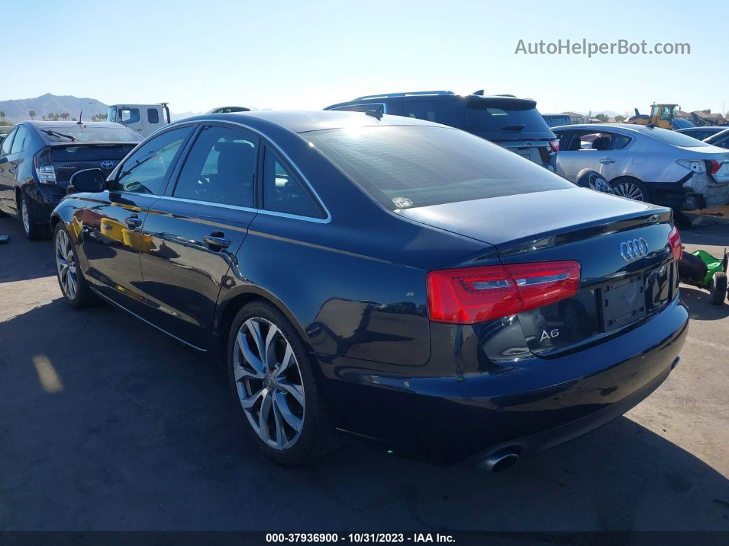 2014 Audi A6 2.0t Premium Dark Blue vin: WAUGFAFC2EN029513