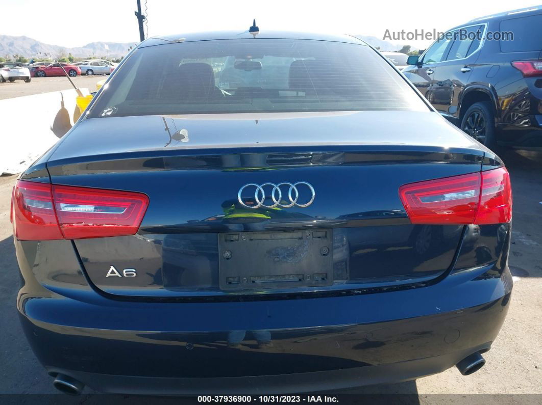 2014 Audi A6 2.0t Premium Dark Blue vin: WAUGFAFC2EN029513