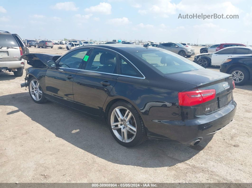 2014 Audi A6 2.0t Premium Черный vin: WAUGFAFC2EN061202