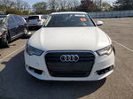 2014 Audi A6 Premium Plus White vin: WAUGFAFC2EN062334