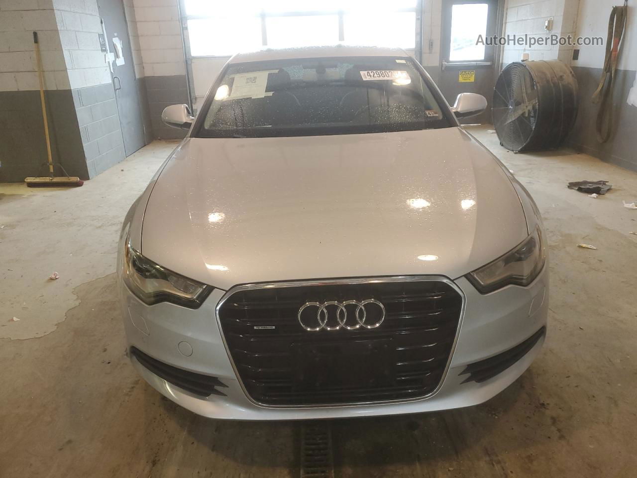 2014 Audi A6 Premium Plus Silver vin: WAUGFAFC2EN071471