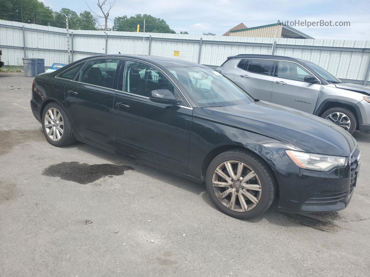 2014 Audi A6 Premium Plus Black vin: WAUGFAFC2EN092756