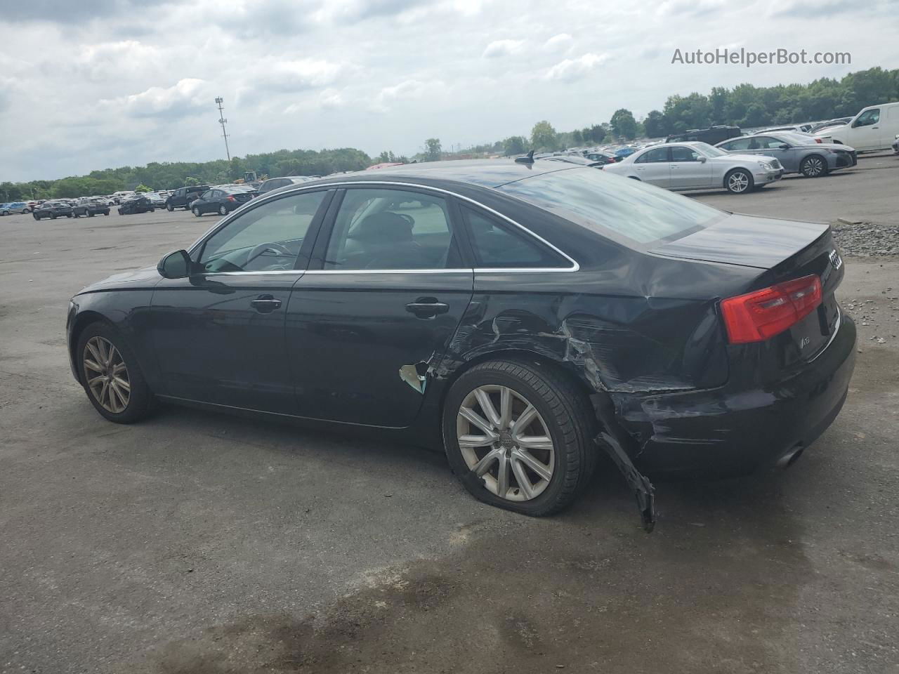 2014 Audi A6 Premium Plus Black vin: WAUGFAFC2EN092756