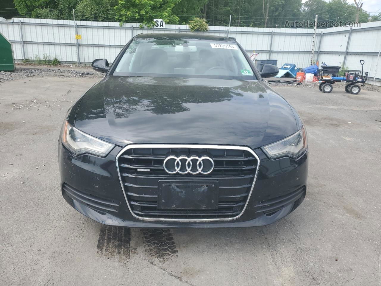 2014 Audi A6 Premium Plus Black vin: WAUGFAFC2EN092756