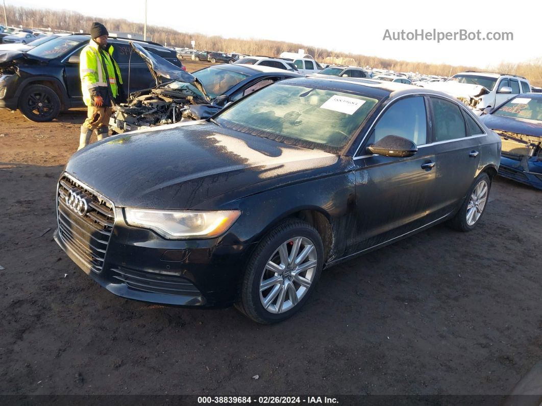 2014 Audi A6 2.0t Premium Черный vin: WAUGFAFC2EN120796