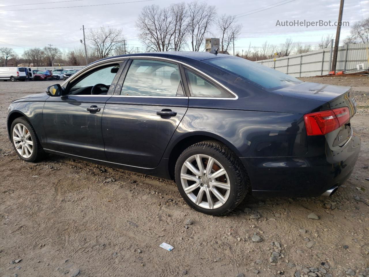 2013 Audi A6 Premium Plus Black vin: WAUGFAFC3DN085328