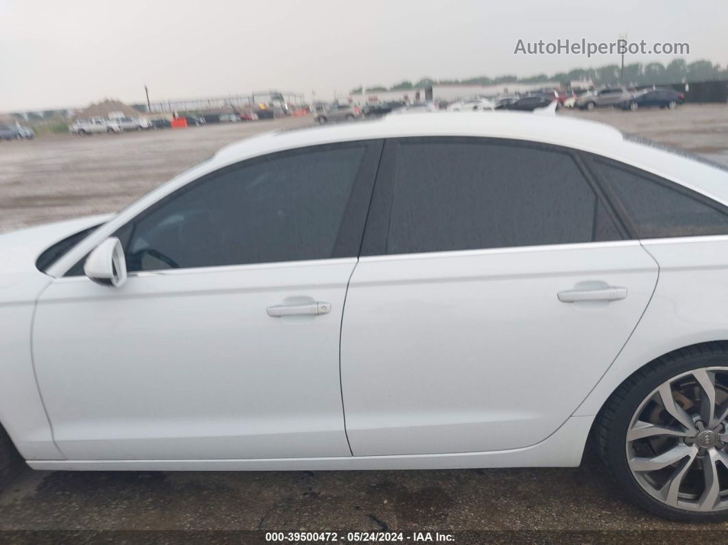 2014 Audi A6 2.0t Premium White vin: WAUGFAFC3EN028273