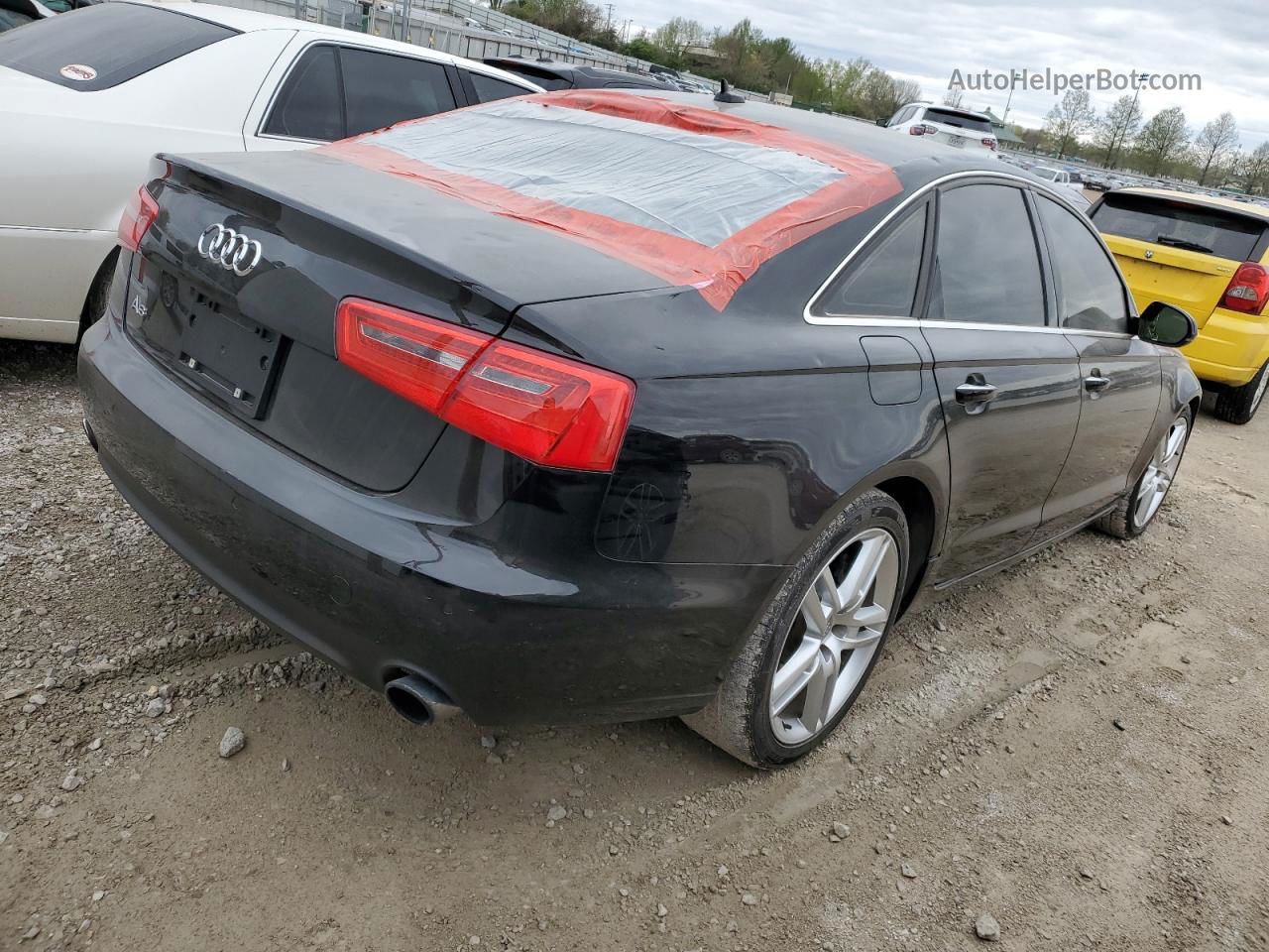 2014 Audi A6 Premium Plus Black vin: WAUGFAFC3EN061631