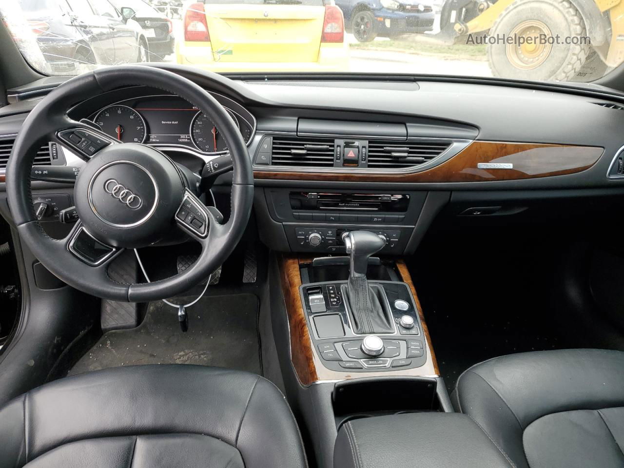 2014 Audi A6 Premium Plus Черный vin: WAUGFAFC3EN061631