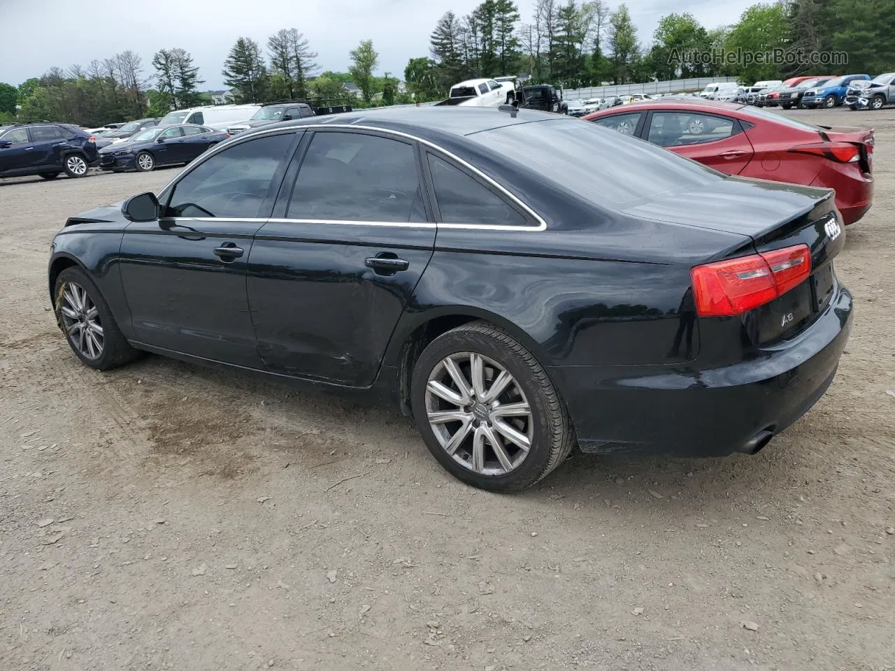 2014 Audi A6 Premium Plus Black vin: WAUGFAFC3EN075125