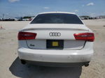 2014 Audi A6 Premium Plus White vin: WAUGFAFC3EN128244