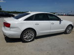 2014 Audi A6 Premium Plus White vin: WAUGFAFC3EN128244