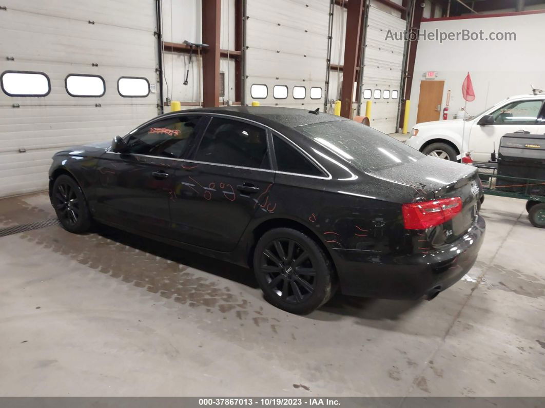 2013 Audi A6 2.0t Premium Plus Black vin: WAUGFAFC4DN029656