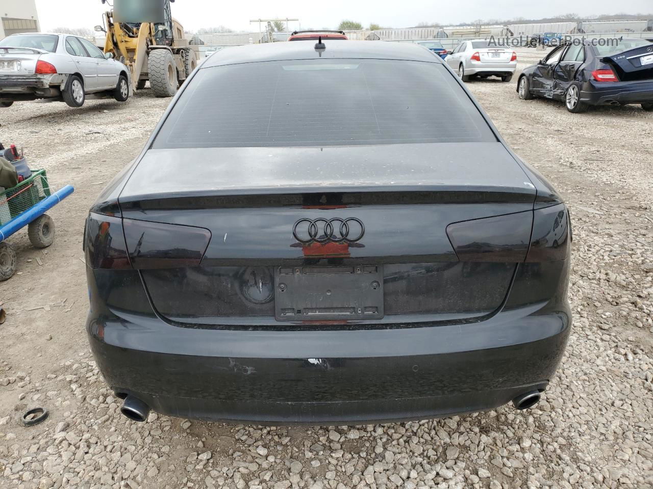 2013 Audi A6 Premium Plus Black vin: WAUGFAFC4DN056629