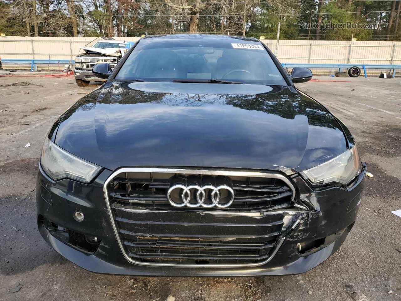 2013 Audi A6 Premium Plus Black vin: WAUGFAFC4DN076296