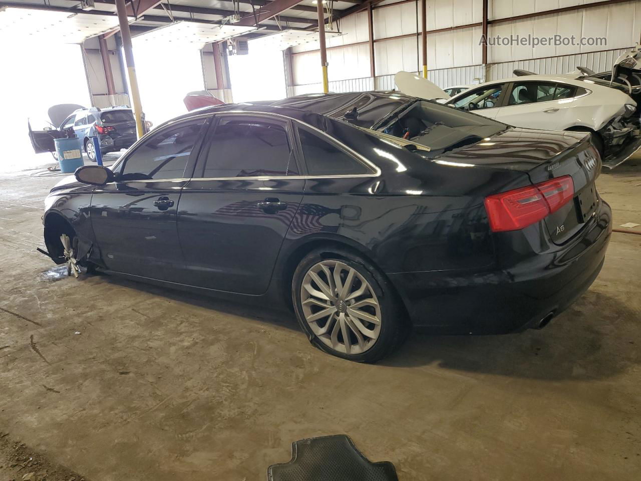 2014 Audi A6 Premium Plus Black vin: WAUGFAFC4EN033952