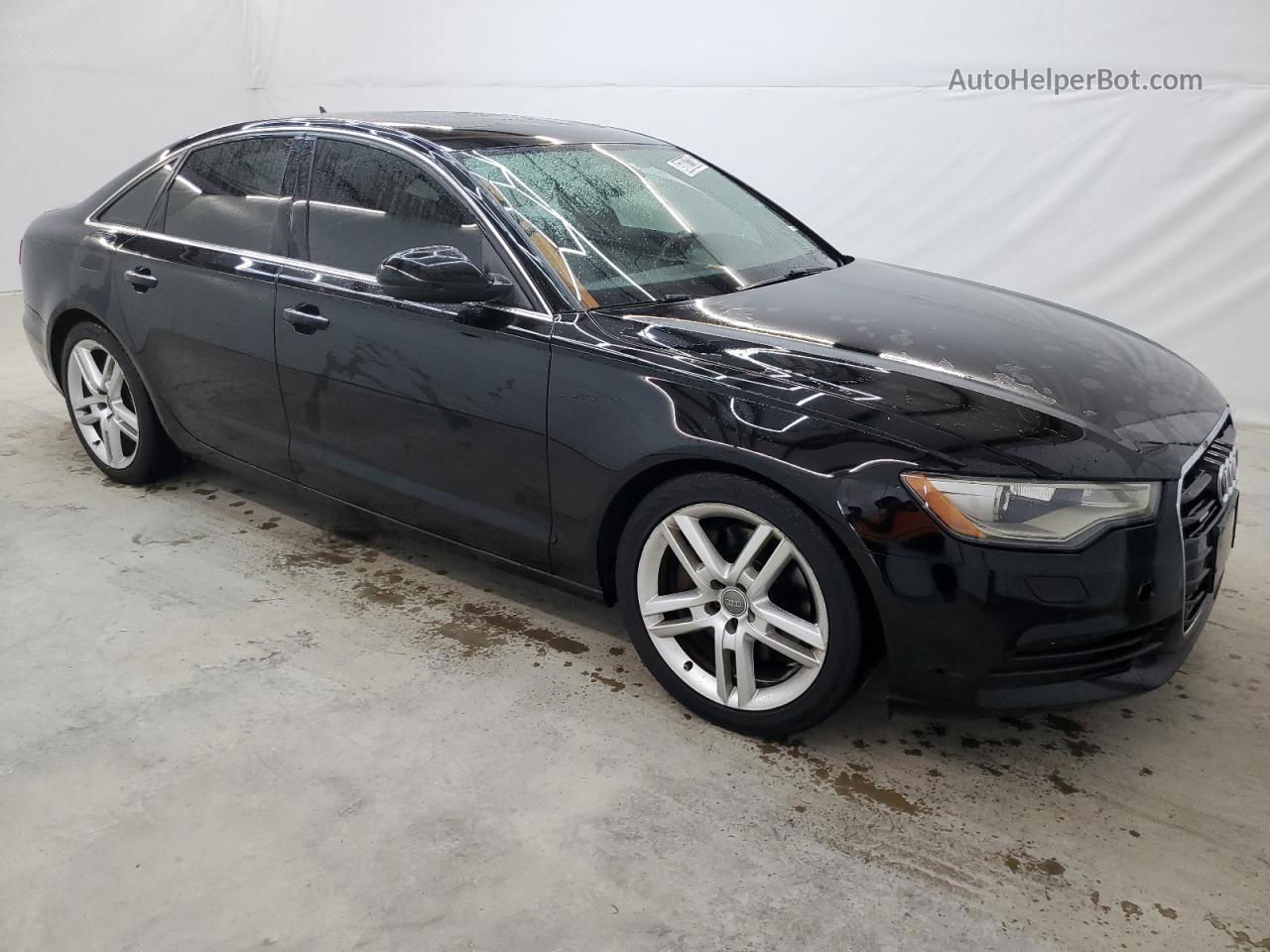 2014 Audi A6 Premium Plus Black vin: WAUGFAFC4EN064859