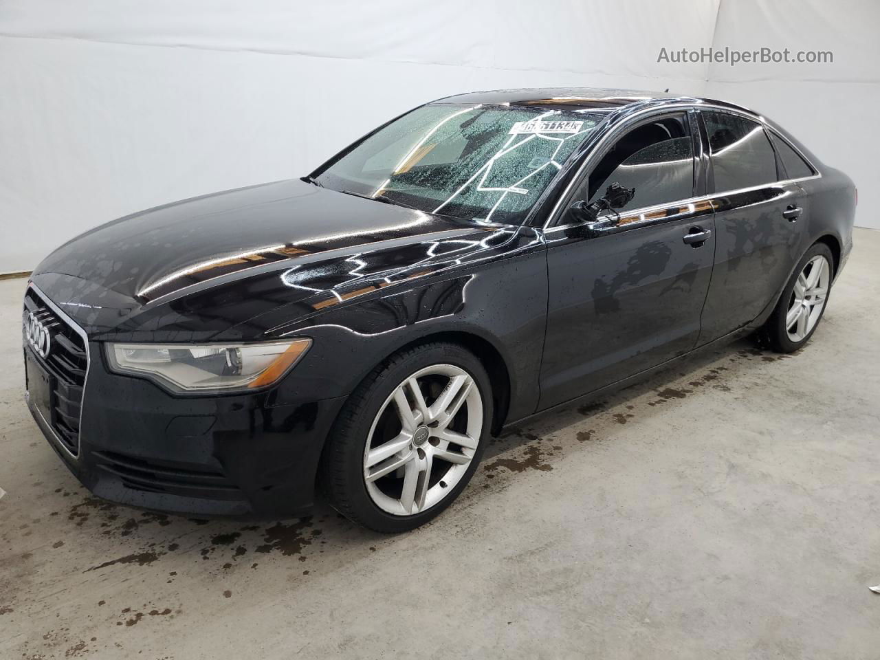 2014 Audi A6 Premium Plus Black vin: WAUGFAFC4EN064859