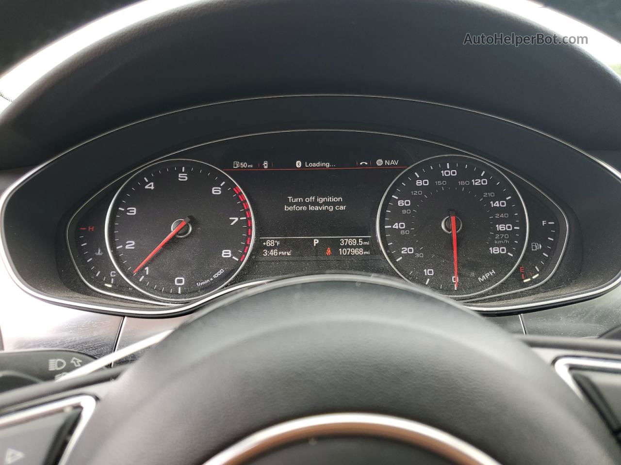 2014 Audi A6 Premium Plus Серебряный vin: WAUGFAFC4EN078180